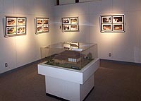企画展「史跡整備と旧宅」展示のようす